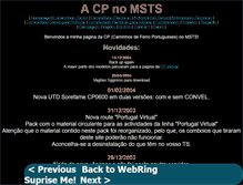 Tablet Screenshot of msts.comboios.info